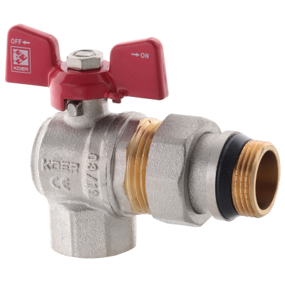 Кран с американкой 3/4" "антипротечка" (KOER KR.228-Gi) угловой (KR0194) Кран с американкой 3/4" "антипротечка" (KOER KR.228-Gi) угловой (KR0194)