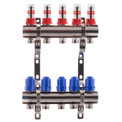 Коллекторный блок с расходомерами KOER KR.1110-05 1”x5 WAYS (KR2642)