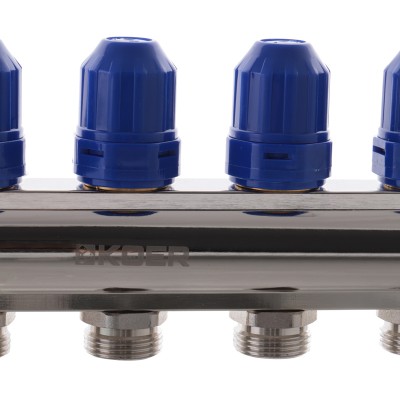 Коллекторный блок с расходомерами KOER KR.1110-04 1”x4 WAYS (KR2641)