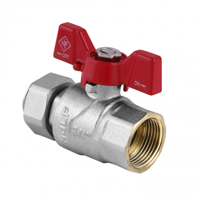 Кран шаровый с накидной гайкой 3/4" ГГБ (NF.811) NOLF (NF2956) Кран шаровый с накидной гайкой 3/4" ГГБ (NF.811) NOLF (NF2956)