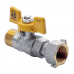 Кран с накидной гайкой 3/4" ГШБ ГАЗ KOER KR.220.G (KR0167) Кран с накидной гайкой 3/4" ГШБ ГАЗ KOER KR.220.G (KR0167)