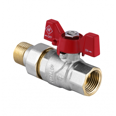 Кран шаровый с американкой 1/2" ГШБ (NF.921) NOLF (NF2961) Кран шаровый с американкой 1/2" ГШБ (NF.921) NOLF (NF2961)