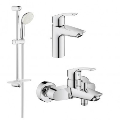 Набор смесителей для ванны Grohe EUROSMART NEW UA123238S0 (33265003+33300003+27926001)