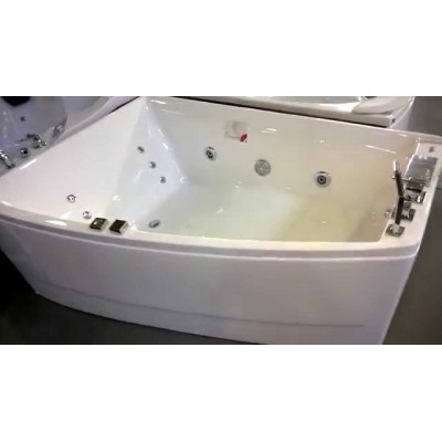 Ванна гидромассажная асимметричная Volle 12-88-100/L 170х120 см, левая