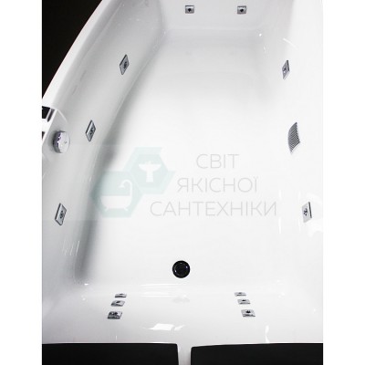 Ванна гидромассажная асимметричная Volle 12-88-100/L 170х120 см, левая