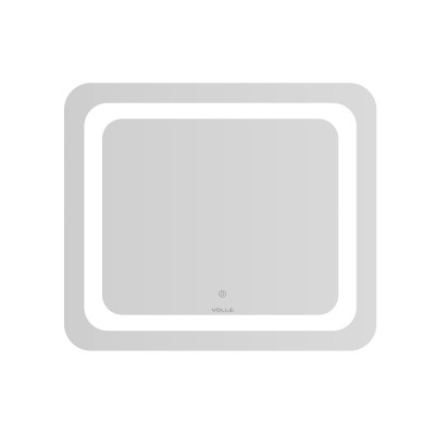 Зеркало подвесное прямоугольное 60*70см Volle LUNA TANGA 1648.52126700 (с подсветкой по контуру и сенсорным выключателем)