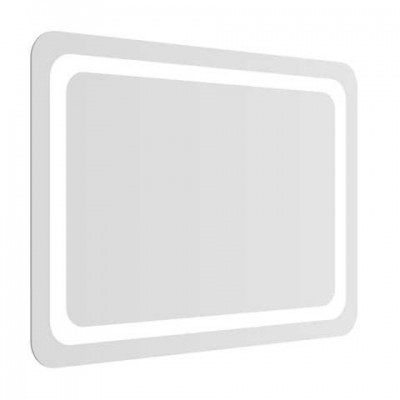 Зеркало подвесное прямоугольное Volle LUNA TANGA 1648.52111700 100x70см, с кнопочным выключателем