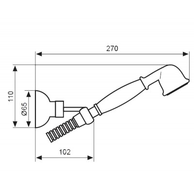 Лейка "EMMEVI" TIFFANY бронза CO2403 TBR