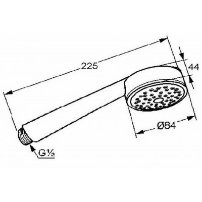 Ручна душова лійка KLUDI ZENTA 606000500