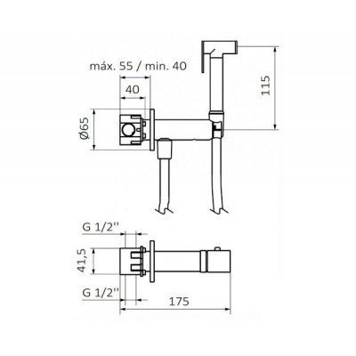 Гигиенический душ GRB INTIMIXER 08225102