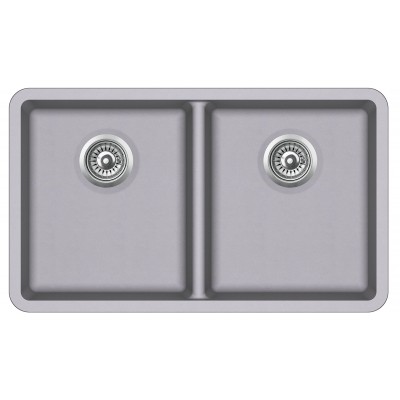 Кухонная мойка AquaSanita Arca SQA200W-202 Alumetallic, серый металлик