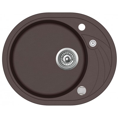 Кухонная мойка AquaSanita Clarus SR102AW-120 Cerrus, коричневый