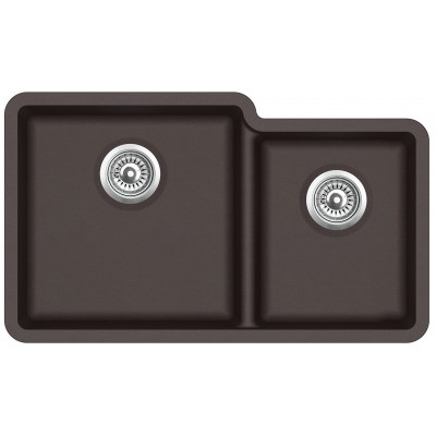 Кухонная мойка AquaSanita Arca SQA230L-120 Cerrus, коричневый