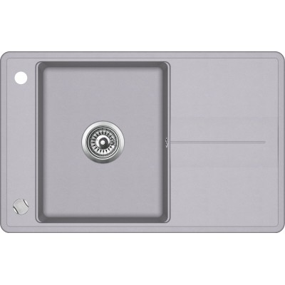 Кухонная мойка AquaSanita Bella SQB101AW-112 Alumetallic, серый металлик