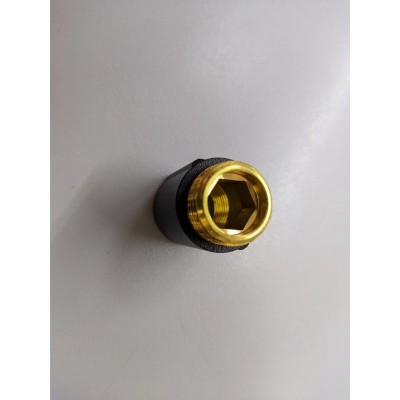 Подовжувач латунний Invena ZC-11-250B в\з-1\2"х1\2", чорний