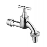 Кран садовый хромированный Invena ZW-67-015