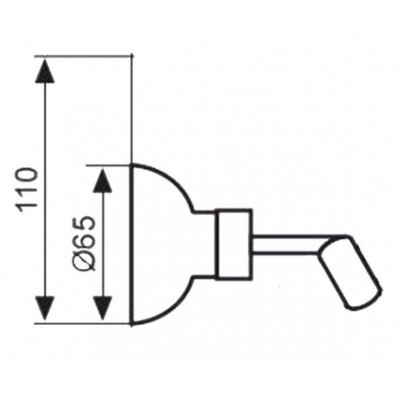 Держатель для лейки EMMEVI медь CO2529 RA