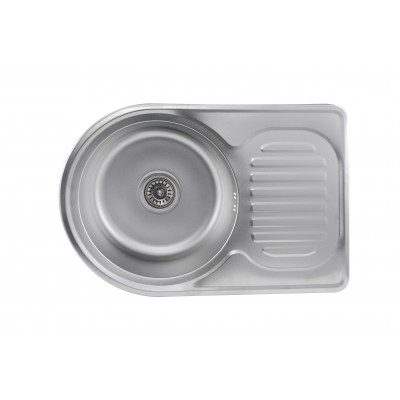 Кухонная мойка из нержавеющей стали Platinum Satin 6745 (0,8/180 мм)