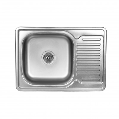 Кухонная мойка из нержавеющей стали Platinum 7050 Satin (0,8/180 мм)