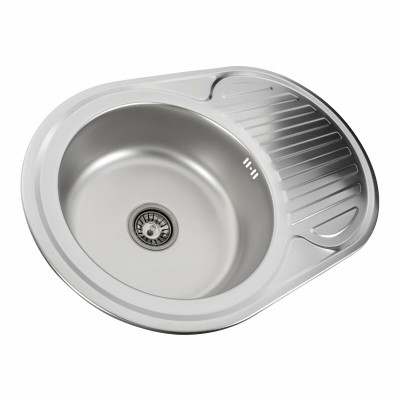 Кухонная мойка из нержавеющей стали Valeso 7750 Satin (0,8/180 мм)