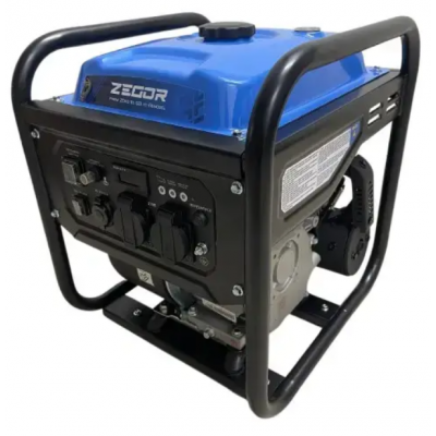 Генератор бензиновый инверторный Zegor DIN-OPEN3999 3,7-4,0 кВт, ручной стартер