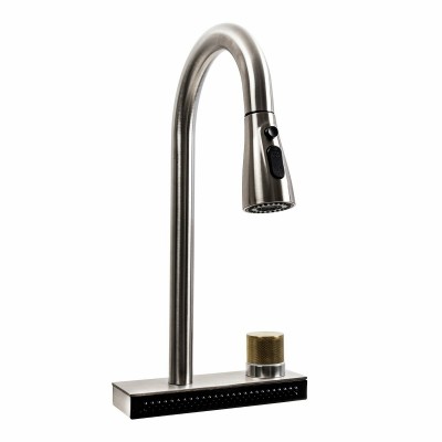 Смеситель под мойку Platinum "Водопад" ZS84 (brushed)