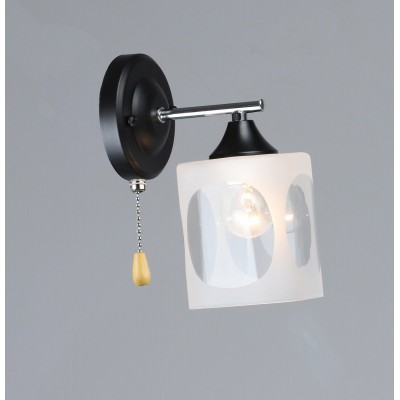 Бра настінне B K2284/1W CH+BK