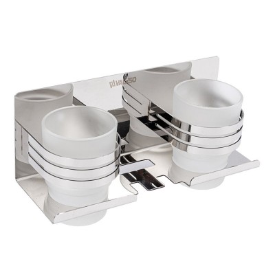 NSM 032 склянка подвійна для зубних щіток VALESO