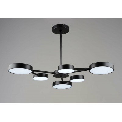 Люстра подвесная светодиодная VALESO B YH1354/3+3 BK 63W