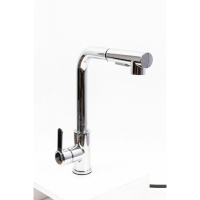 Смеситель кухонный с выдвижной лейкой Platinum FC-1 (polished)