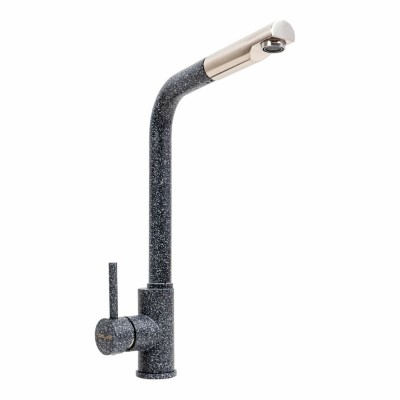 Смеситель кухонный с выдвижной лейкой VALESO Q411B Графит