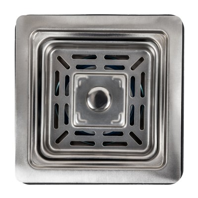 Верхняя квадратная часть сифона под мойку Handmade (нержавейка)