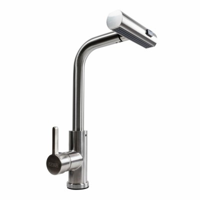 Смеситель кухонный Platinum XK08A, нержавейка