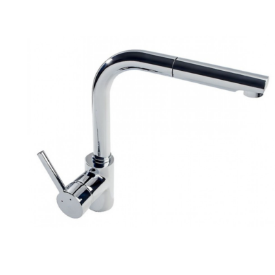 Смеситель кухонный с выдвижной лейкой VALESO C698 хром