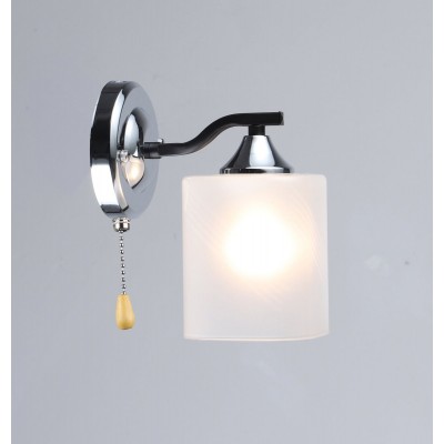 Бра A4456/1W (Черный + Хром)