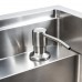 Скрытая кухонная мойка с подоконным смесителем Platinum TZ 40*50, нержавейка