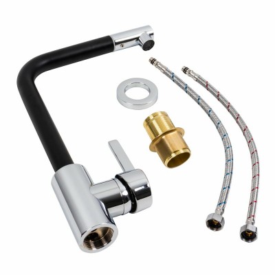 Смеситель кухонный VALESO Q457 черный Смеситель кухонный VALESO Q457 черный