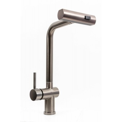 Смеситель кухонный Platinum IB2013PB PVD черный