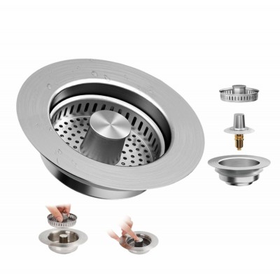 DR108 сміттєзбірник нержавіюча сталь SUS 304 VALESO (Brush)