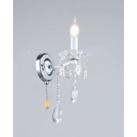 Бра классическое VALESO A4461/1W белый+хром Бра классическое VALESO A4461/1W белый+хром