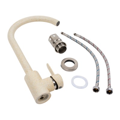 Кухонный смеситель Platinum 7990 NEST Песок