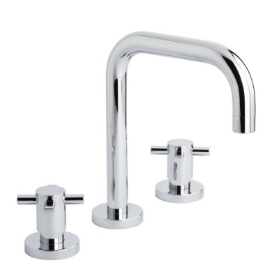 Смеситель для умывальника на 3 отверстия GENEBRE KROSS, (68120084566) Смеситель для умывальника на 3 отверстия GENEBRE KROSS, (68120084566)