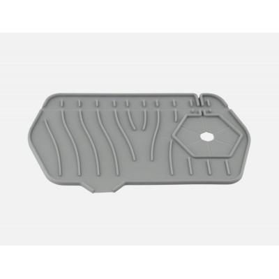 RB4 силіконовий килим для мийки сірий VALESO 24*15