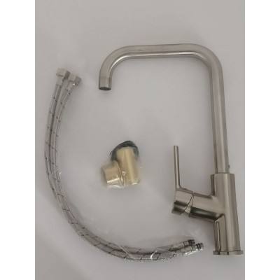 Смеситель кухонный NES-56FG Valeso (нержавейка)