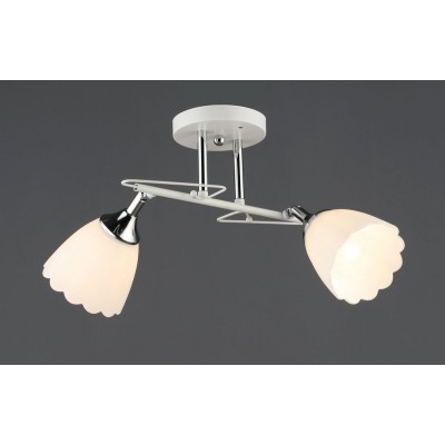 Потолочная люстра Valeso B N6684/2 Белый + Хром.