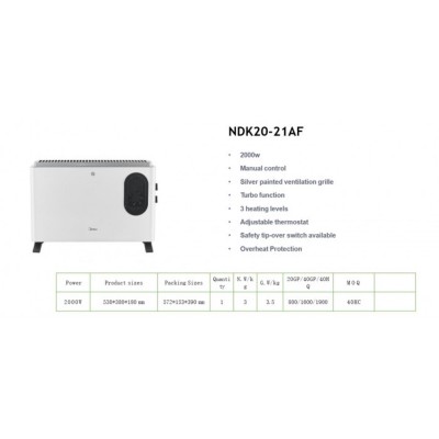 Электрический конвектор Midea NDK20-21AF