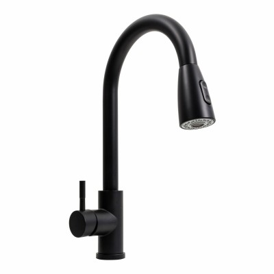 Смеситель кухонный Valeso F001B с выдвижным изливом