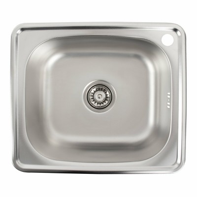 Кухонная мойка из нержавеющей стали Valeso 4842 Decor (0,6/160 мм)