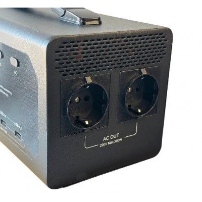 Зарядная станция Zegor YC350 (аккумулятор BYD, Чистая синусоида, 350Вт, пиковая мощность 600Вт, 327.68 Вт/ч)