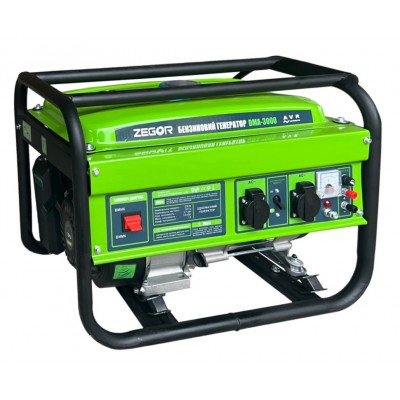 Генератор бензиновый Zegor DMA-3000 2,7-3,0 кВт, ручний стартер